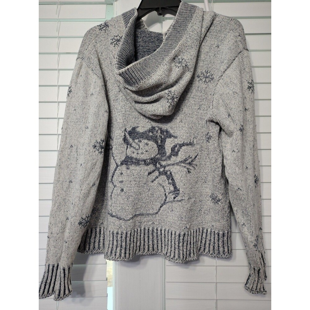 Binghamton Knitting Co. Sweater Womens Sz Small Fit Like Medium Made USA Hooded